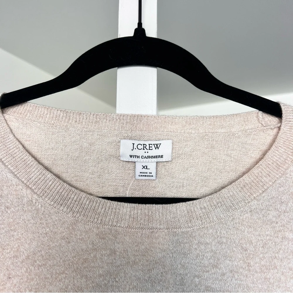 J.Crew New With Tags Cotton & Cashmere Blend Sweater- XL